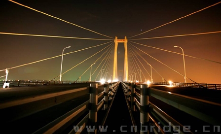 珠江黃埔大橋北汊橋夜景